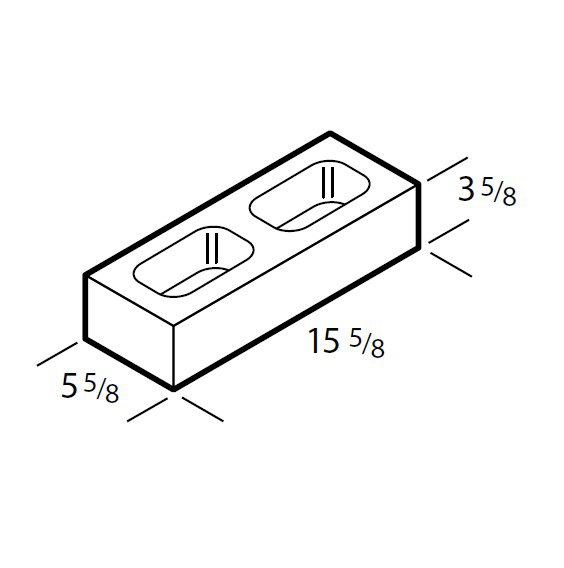 CONC BLO 1/2HIGH 6"X4"X16