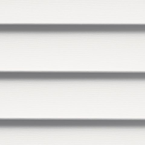 MainStreet Double 4 Clapboard Colonial White