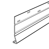 Steel Siding Starter 3 1/2" x 10'