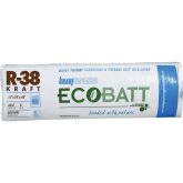 Fiberglass Insulation R38 24" 64sq' Kraft Batt